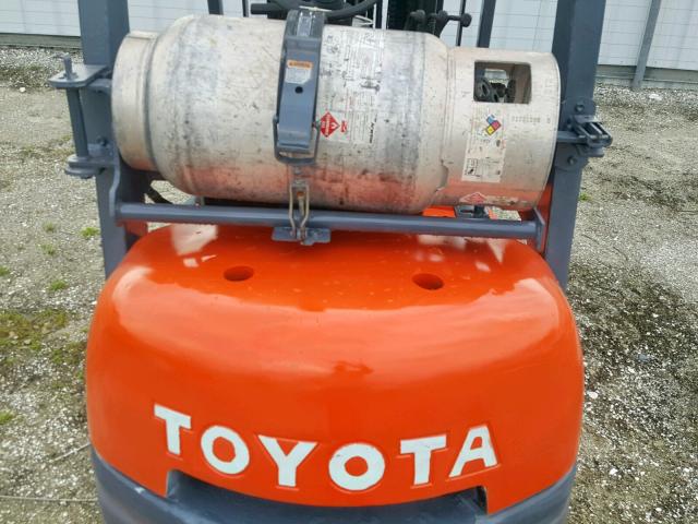 79627 - 2008 TOYOTA FORKLIFT ORANGE photo 7