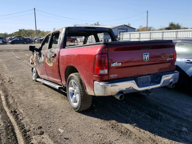 1C6RR7LT2DS516910 - 2013 RAM 1500 SLT MAROON photo 3