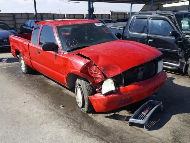 1GTCS19X838167399 - 2003 GMC SONOMA RED photo 1