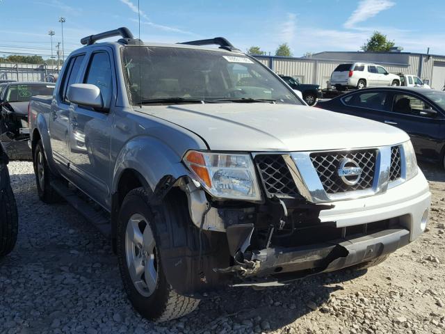 1N6AD07W57C456858 - 2007 NISSAN FRONTIER C SILVER photo 1