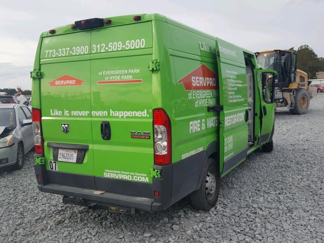3C6URVJG0GE105873 - 2016 RAM PROMASTER 绿色 照片 4