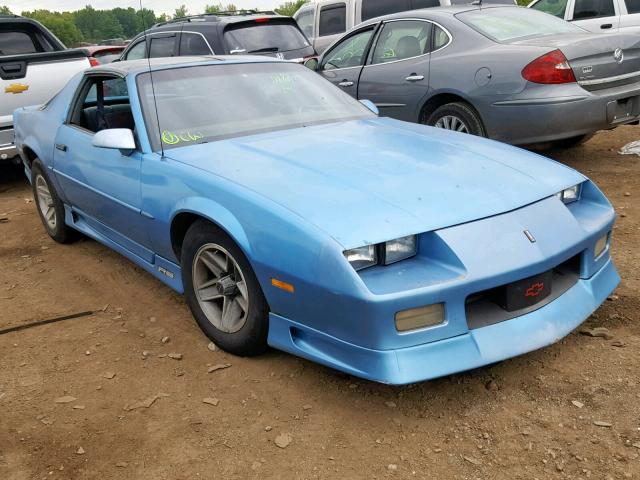 1G1FP23E6ML116504 - 1991 CHEVROLET CAMARO RS BLUE photo 1