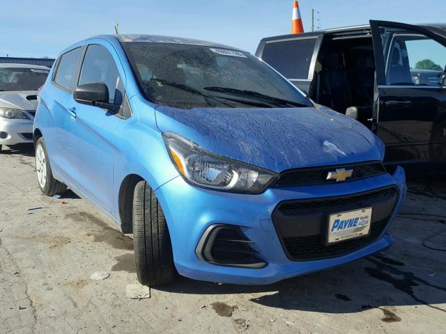 KL8CB6SA1HC730602 - 2017 CHEVROLET SPARK LS BLUE photo 1