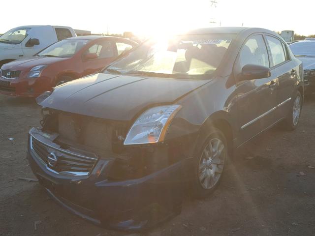 3N1AB6AP7CL631593 - 2012 NISSAN SENTRA 2.0 BLUE photo 2