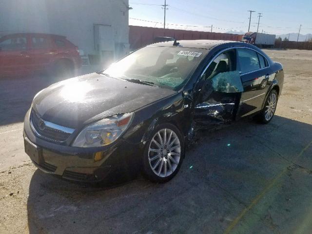 1G8ZV57747F268981 - 2007 SATURN AURA XR BLACK photo 2