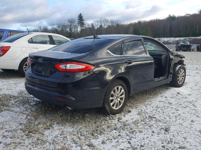 3FA6P0G75FR272258 - 2015 FORD FUSION S BLACK photo 4