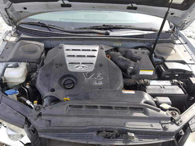 KMHFC46F16A059982 - 2006 HYUNDAI AZERA SE SILVER photo 7