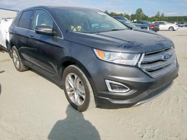 2FMPK3K97JBB74245 - 2018 FORD EDGE TITAN GRAY photo 1