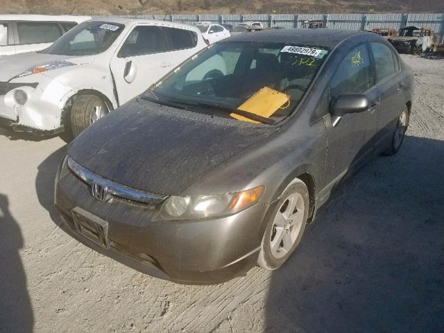 1HGFA16836L014638 - 2006 HONDA CIVIC EX CHARCOAL photo 2