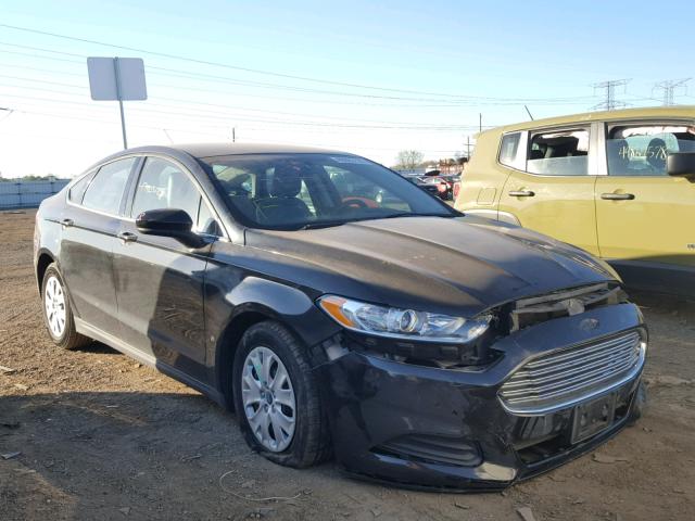 3FA6P0G77DR357891 - 2013 FORD FUSION S BLACK photo 1