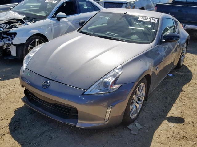 JN1AZ4EH1DM382962 - 2013 NISSAN 370Z BASE GRAY photo 2