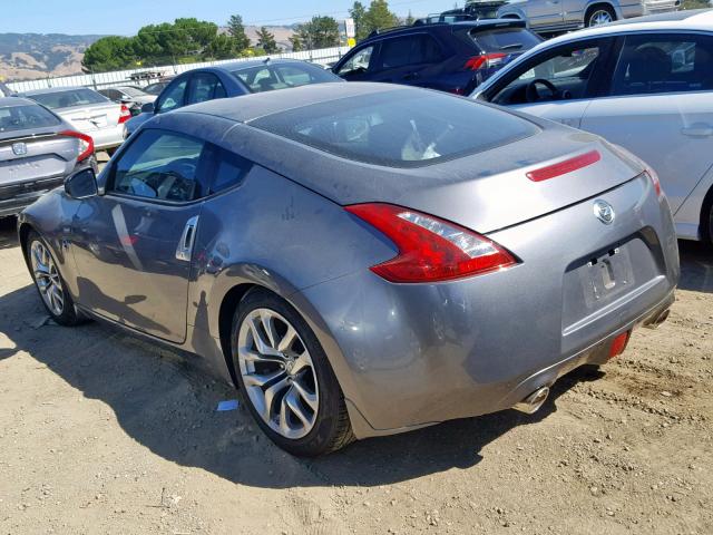 JN1AZ4EH1DM382962 - 2013 NISSAN 370Z BASE GRAY photo 3