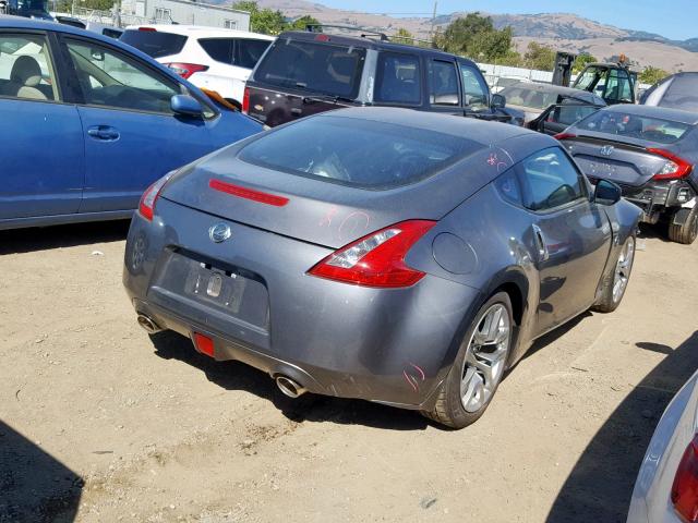 JN1AZ4EH1DM382962 - 2013 NISSAN 370Z BASE GRAY photo 4