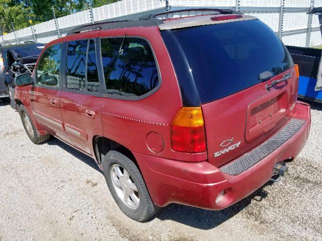 1GKDS13S932284269 - 2003 GMC ENVOY RED photo 3