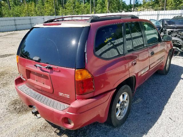 1GKDS13S932284269 - 2003 GMC ENVOY RED photo 4