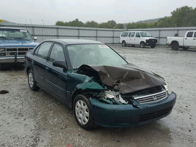 2HGEJ6615XH584215 - 1999 HONDA CIVIC BASE GREEN photo 1