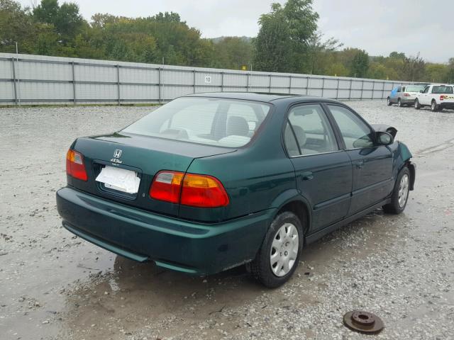 2HGEJ6615XH584215 - 1999 HONDA CIVIC BASE GREEN photo 4