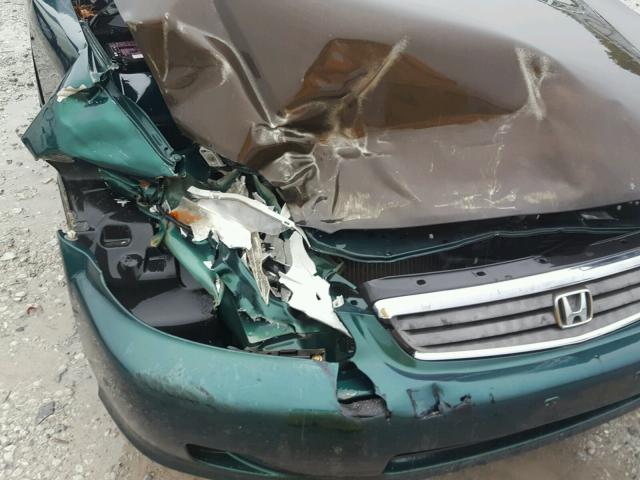 2HGEJ6615XH584215 - 1999 HONDA CIVIC BASE GREEN photo 9