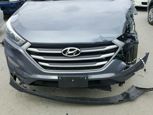 KM8J3CA47HU315490 - 2017 HYUNDAI TUCSON LIM GRAY photo 7