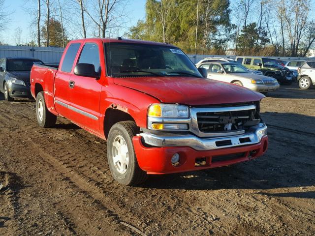 2GTEK19T941255792 - 2004 GMC NEW SIERRA RED photo 1