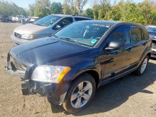 1B3CB3HAXBD172068 - 2011 DODGE CALIBER MA BLACK photo 2