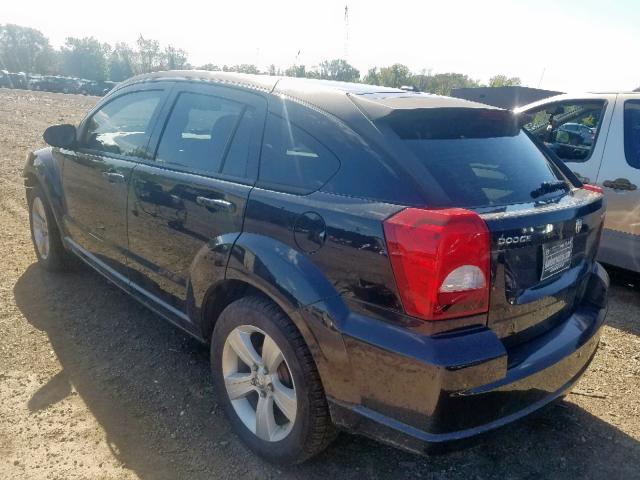 1B3CB3HAXBD172068 - 2011 DODGE CALIBER MA BLACK photo 3