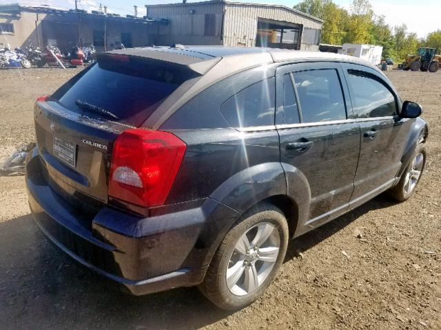 1B3CB3HAXBD172068 - 2011 DODGE CALIBER MA BLACK photo 4