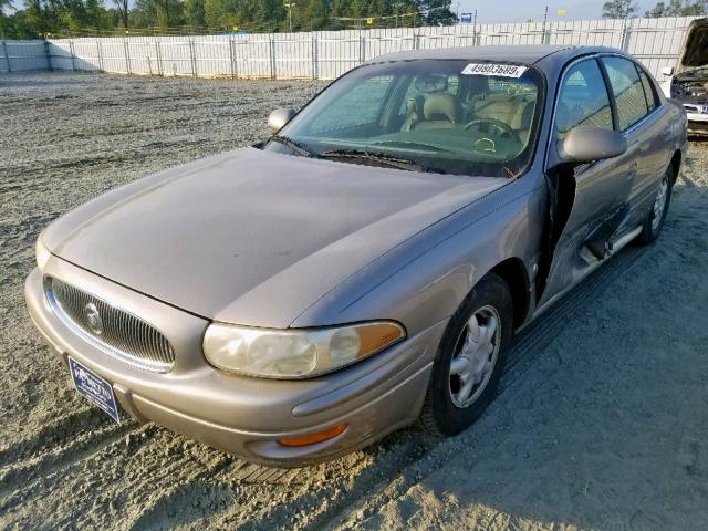 1G4HP54K51U291673 - 2001 BUICK LESABRE CU BROWN photo 2