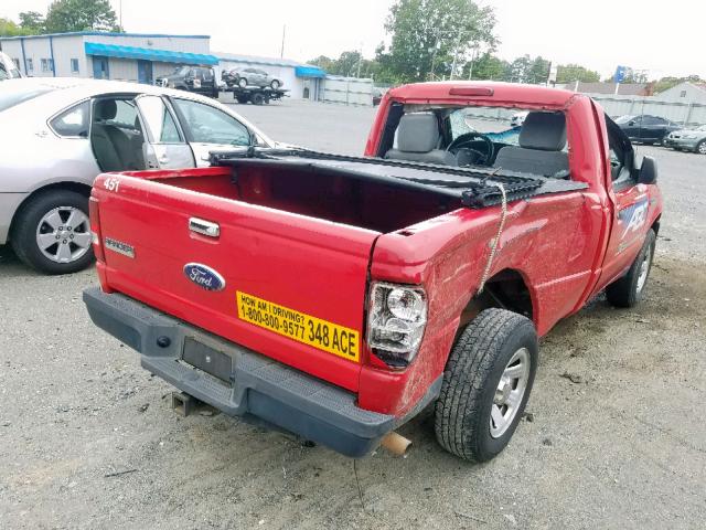 1FTKR1AD5BPA04173 - 2011 FORD RANGER RED photo 4