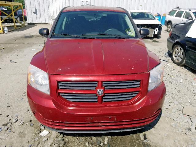 1B3HB28AX9D180939 - 2009 DODGE CALIBER SE RED photo 9