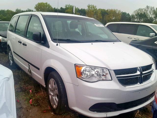 2C4RDGBG9FR569510 - 2015 DODGE GRAND CARA WHITE photo 1