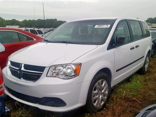 2C4RDGBG9FR569510 - 2015 DODGE GRAND CARA WHITE photo 2