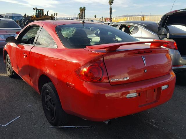 1G2AL18F687123870 - 2008 PONTIAC G5 RED photo 3