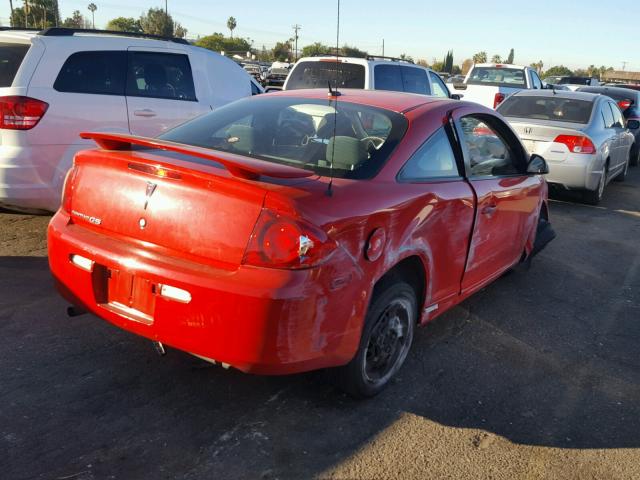 1G2AL18F687123870 - 2008 PONTIAC G5 RED photo 4