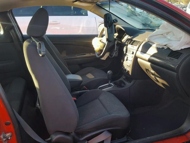 1G2AL18F687123870 - 2008 PONTIAC G5 RED photo 5