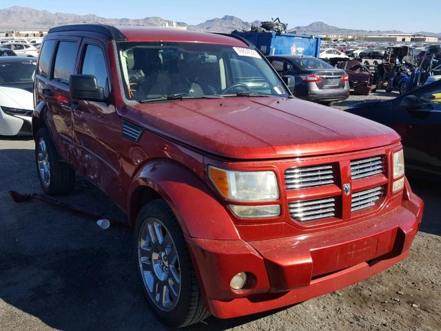 1D8GT58627W651277 - 2007 DODGE NITRO R/T RED photo 1