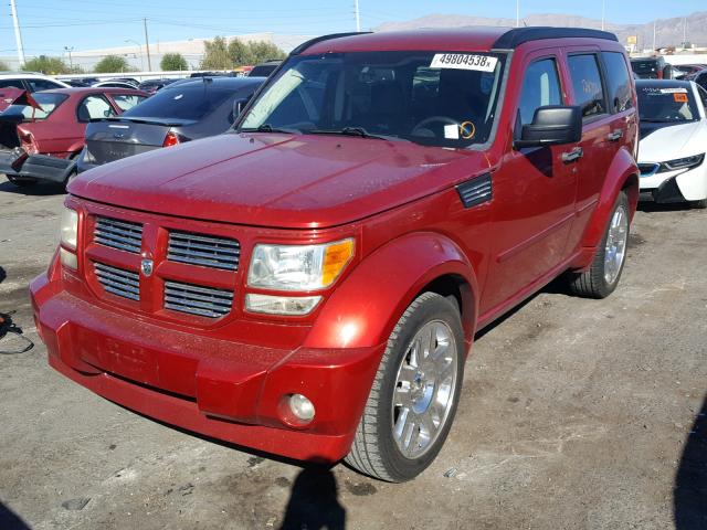 1D8GT58627W651277 - 2007 DODGE NITRO R/T RED photo 2