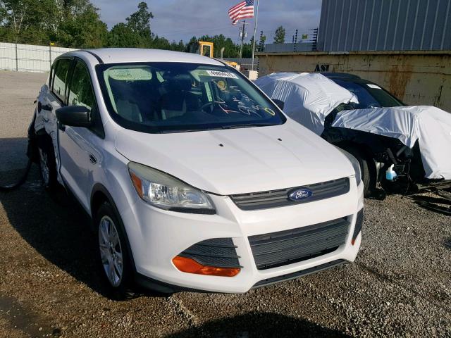 1FMCU0F78DUC76085 - 2013 FORD ESCAPE S WHITE photo 1