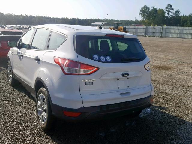 1FMCU0F78DUC76085 - 2013 FORD ESCAPE S WHITE photo 3