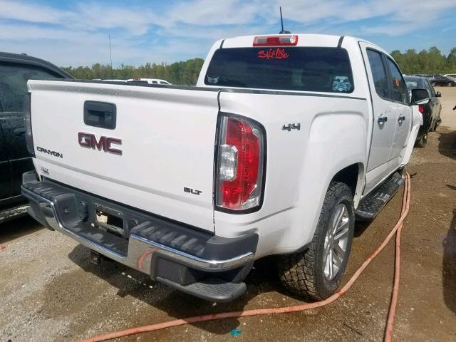 1GTG6CE35F1155437 - 2015 GMC CANYON SLT WHITE photo 4