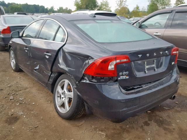 YV1622FS5C2045897 - 2012 VOLVO S60 T5 BLUE photo 3