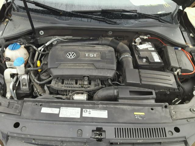 1VWBS7A36EC115354 - 2014 VOLKSWAGEN PASSAT SE BLACK photo 7