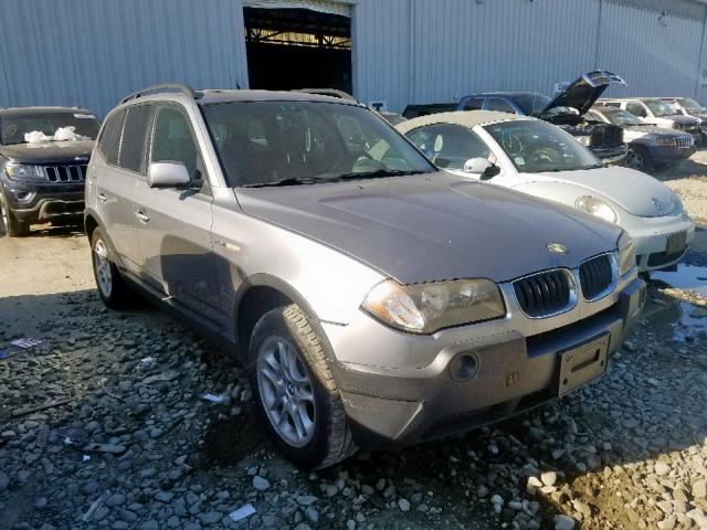 WBXPA73484WC38528 - 2004 BMW X3 2.5I TEAL photo 1