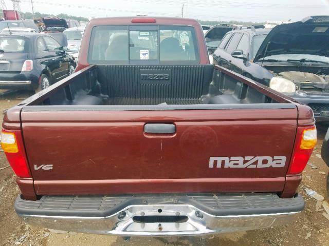 4F4ZR17E63TM19212 - 2003 MAZDA B4000 CAB MAROON photo 9