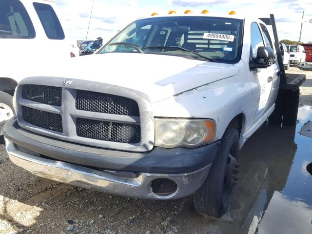 3D7MA48C84G203343 - 2004 DODGE RAM 3500 S WHITE photo 2