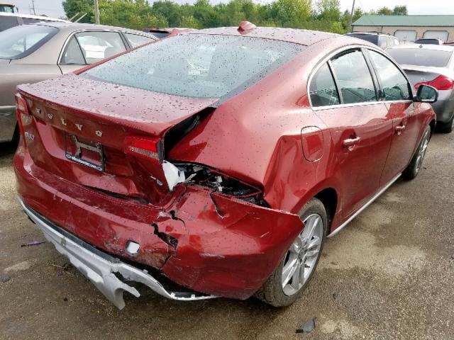 YV1622FS3C2021985 - 2012 VOLVO S60 T5 RED photo 4