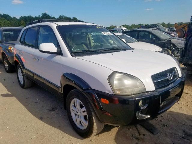 KM8JN12D77U523770 - 2007 HYUNDAI TUCSON SE WHITE photo 1