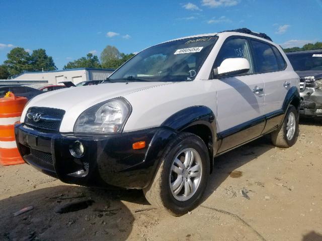 KM8JN12D77U523770 - 2007 HYUNDAI TUCSON SE WHITE photo 2