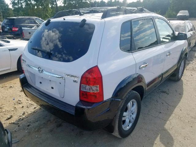 KM8JN12D77U523770 - 2007 HYUNDAI TUCSON SE WHITE photo 4