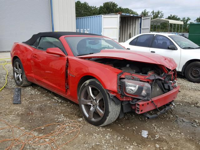 2G1FK3DJ3B9197966 - 2011 CHEVROLET CAMARO 2SS RED photo 1